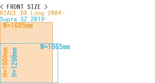 #HIACE DX Long 2004- + Supra SZ 2019-